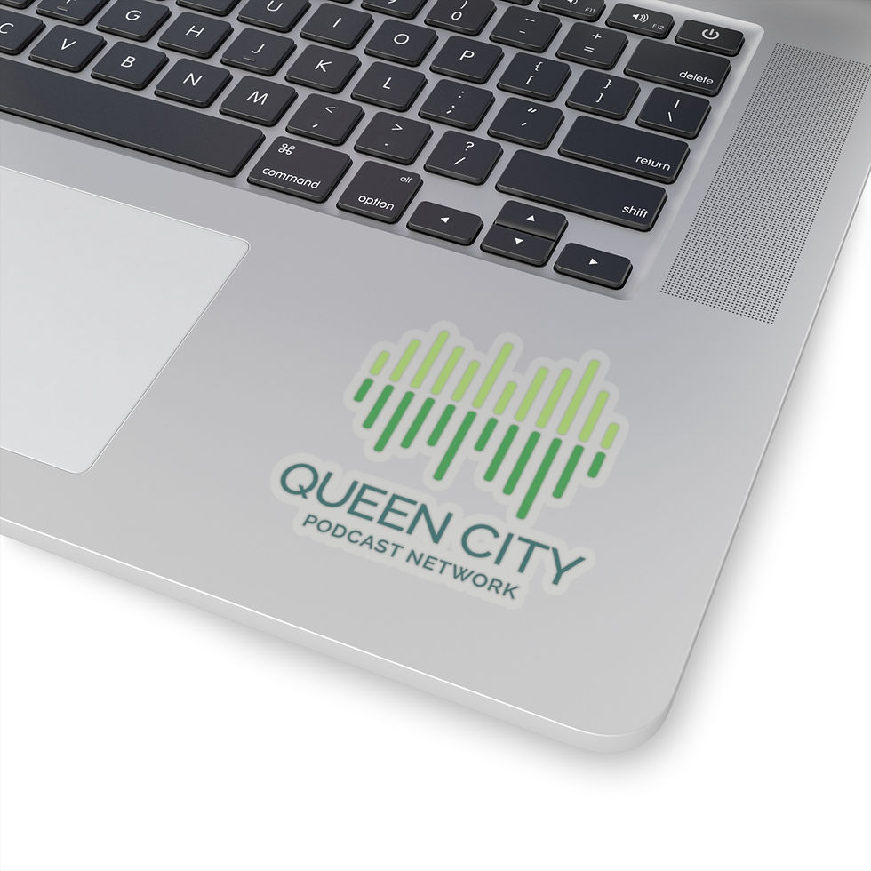 Thumbnail: Queen City Podcast Network Kiss-Cut Stickers