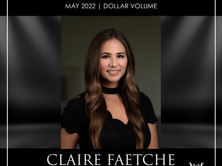 CONGRATULATIONS, CLAIRE FAETCHE