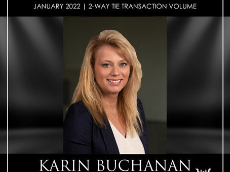 CONGRATULATIONS, KARIN BUCHANAN
