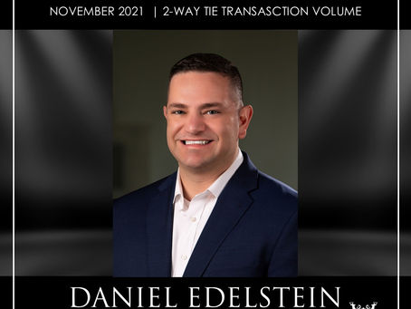 CONGRATULATIONS, DANIEL EDELSTEIN