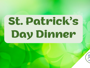 St. Patrick's Day Dinner at the Terrace Restaurant