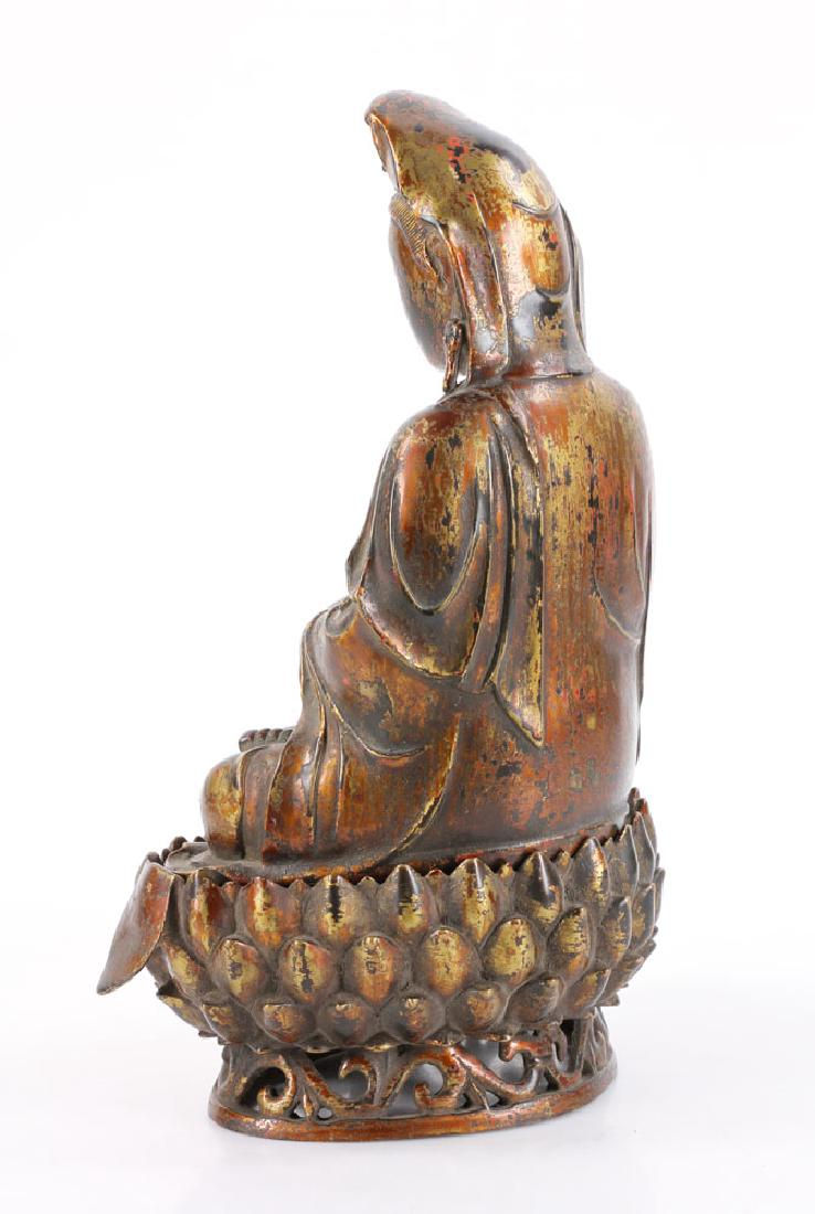Thumbnail: Chinese Antique Bronze Guanyin