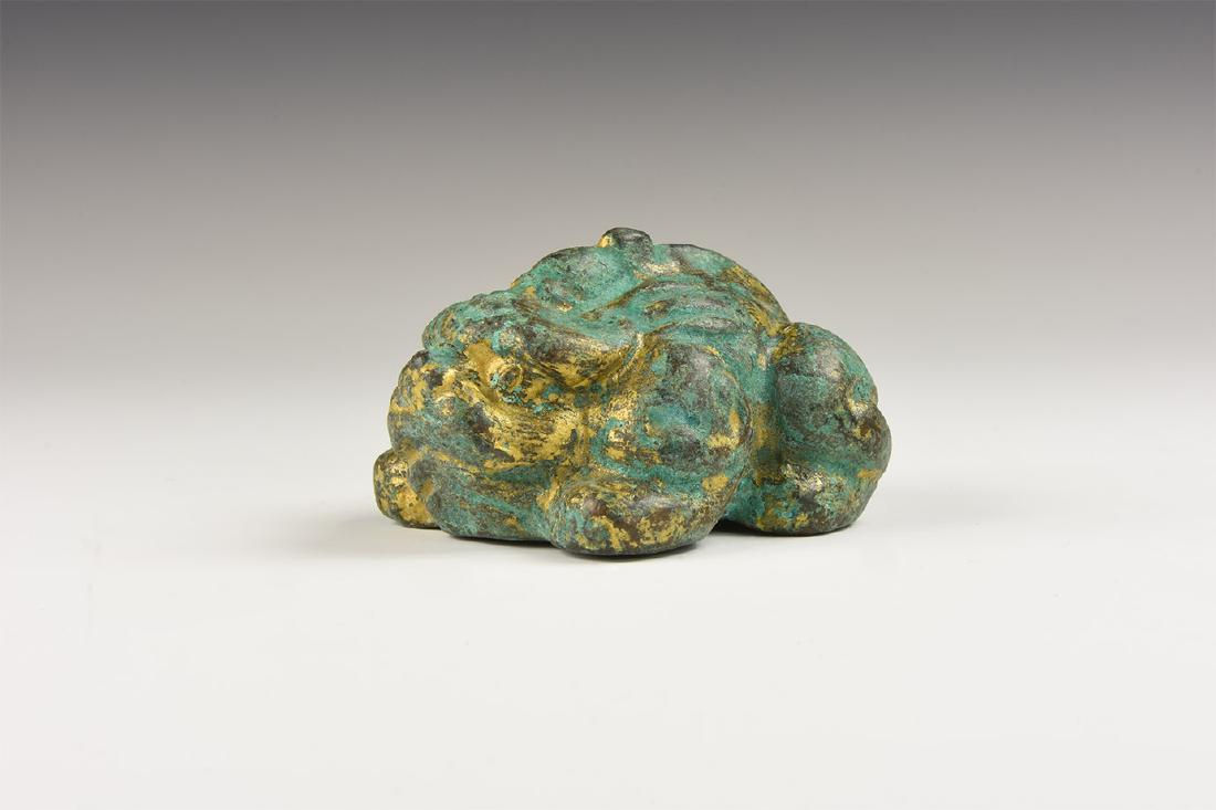 Chinese Style Gilt Dog Statuette