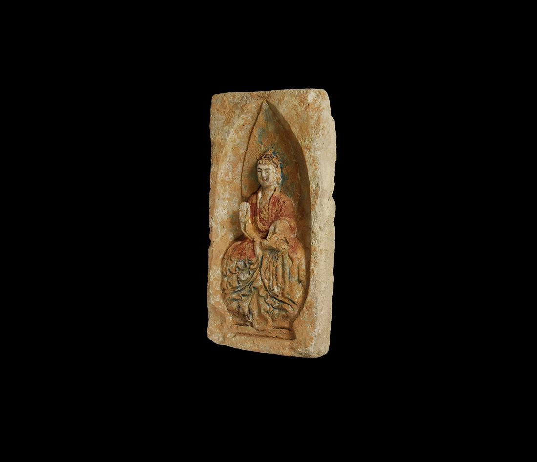 Chinese Northern Wei Buddha Brick