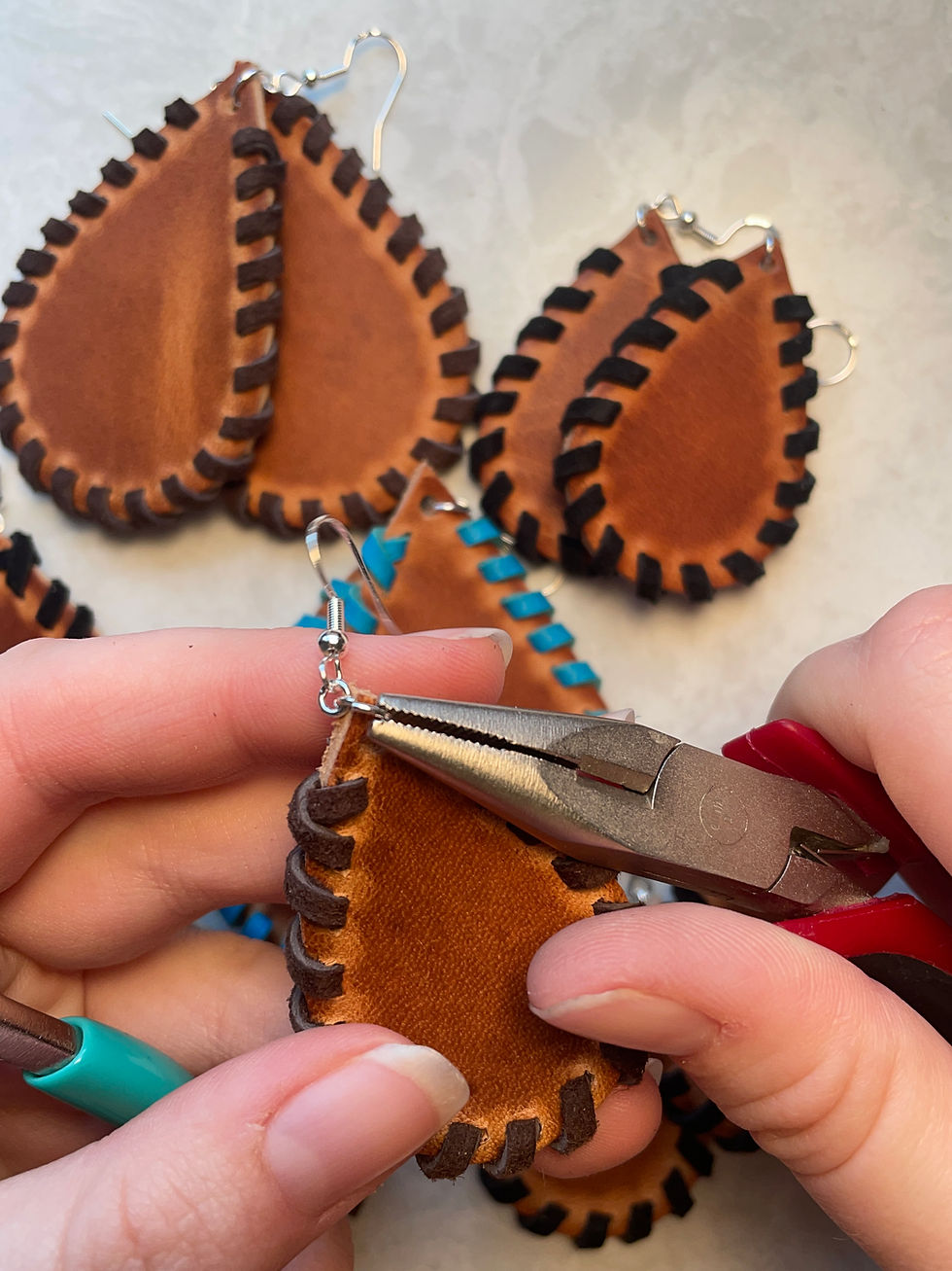 Creating leather fashion