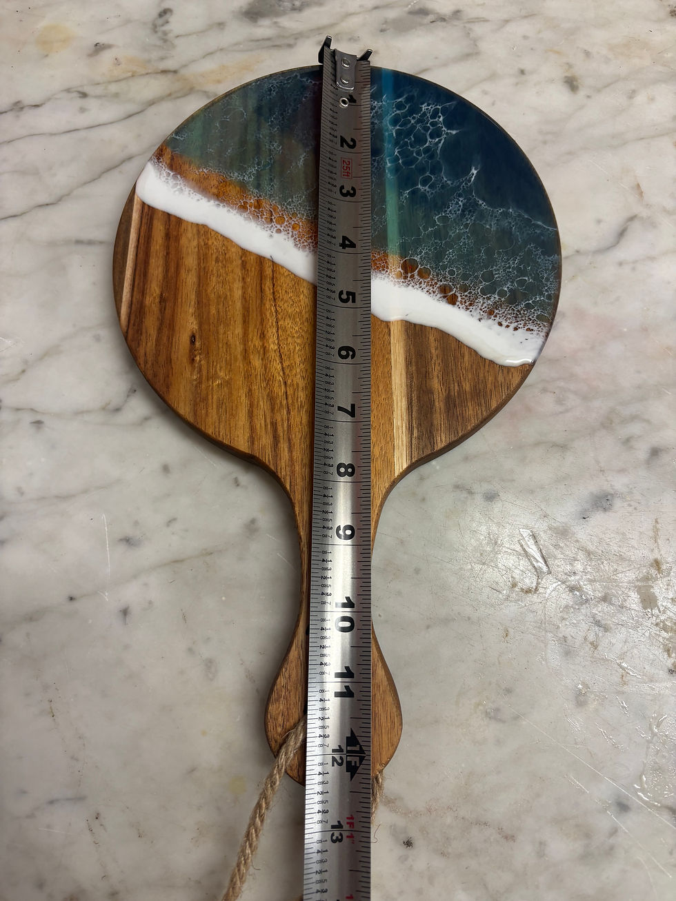 Thumbnail: 8” Round Ocean Charcuterie Board 