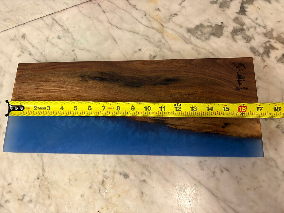 Thumbnail: Handmade Walnut & Epoxy Charcuterie Board 