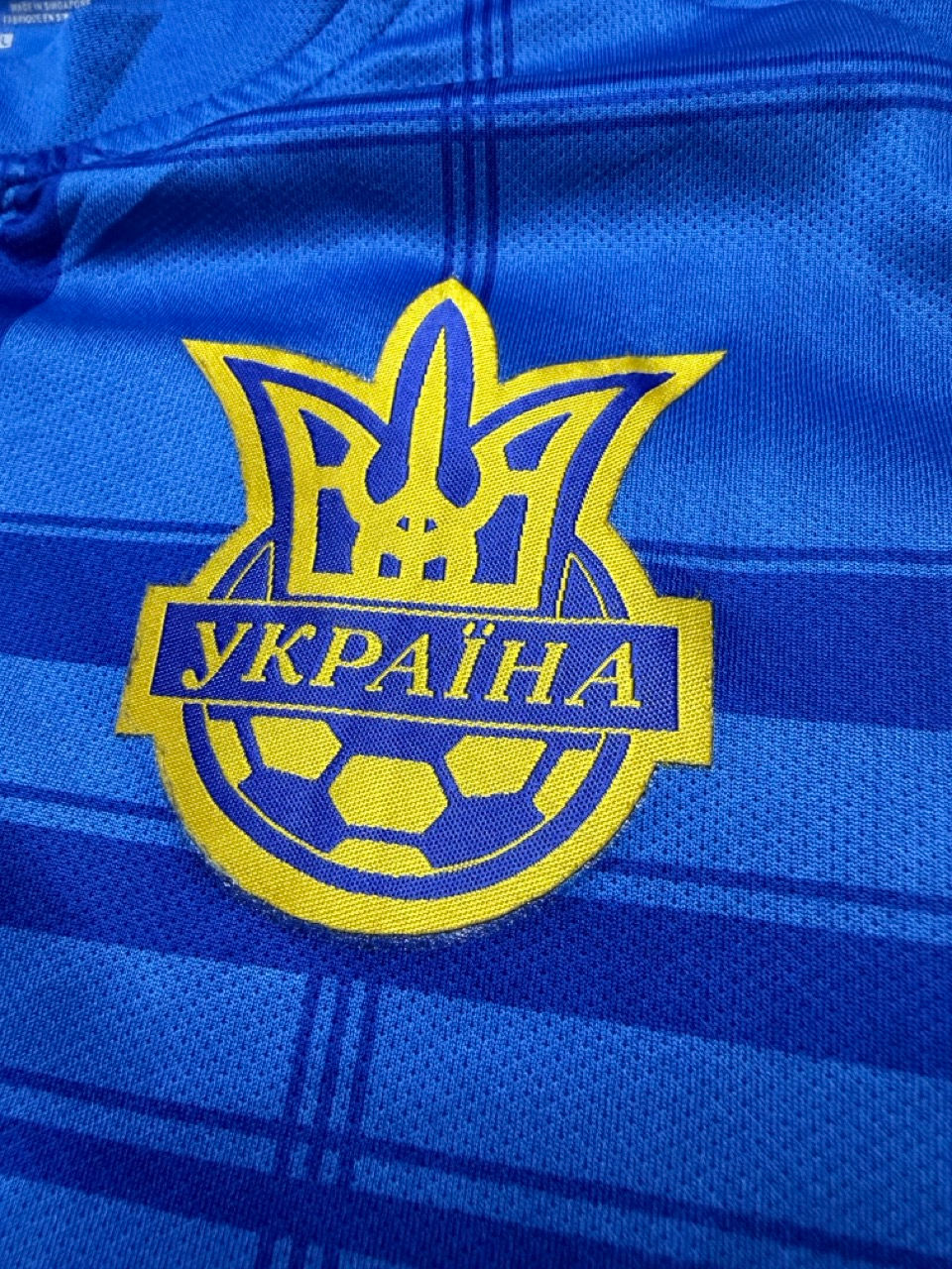 Thumbnail: Ukraine Blue Adidas - Jersey Size M (Used, Second Hand)