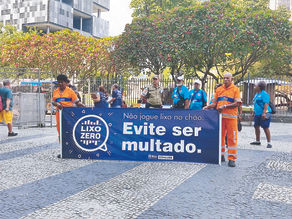 Blitzes do Lixo Zero da Comlurb chegam a 574 multas aplicadas em uma semana de atuação