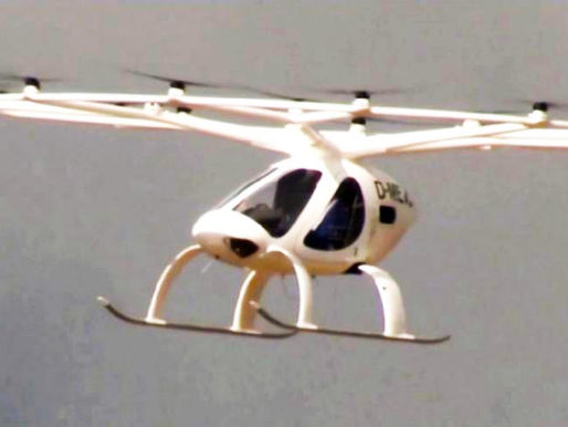 Táxi voador em drone faz voo de teste na Coreia do Sul