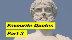 “You are what you repeatedly do. Excellence, therefore, is not an act, but a habit”. Aristotle.