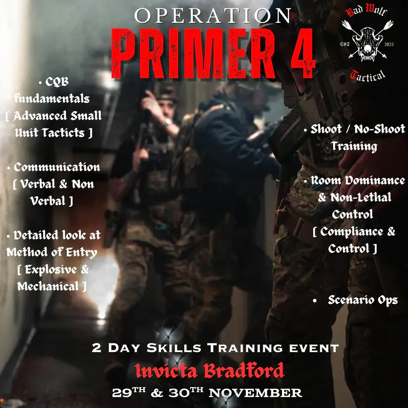 OP PRIMER 4 - 2 Day Skills Training Event