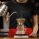 Barista Making Drip Coffee