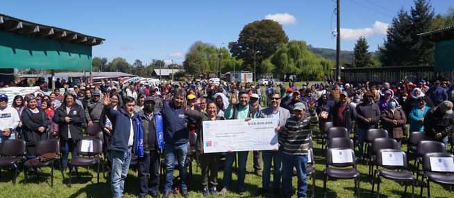 LONCOCHE ENTREGA FERTILIZANTES A SEISCIENTOS PEQUEÑOS AGRICULTORES