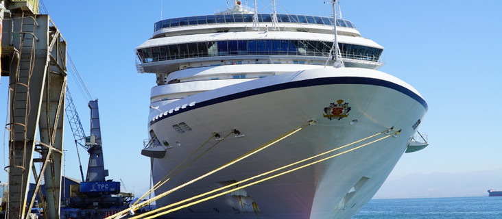 Tras 21 meses de receso: En Coquimbo recaló primer crucero que contempla el descenso de pasajeros