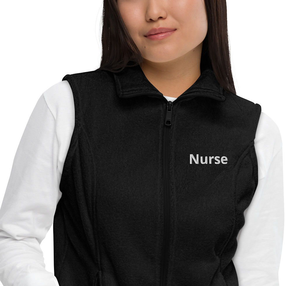 Thumbnail: Columbia Women's Fleece Vest - Classic Nurse Edition