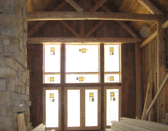 great room under construction