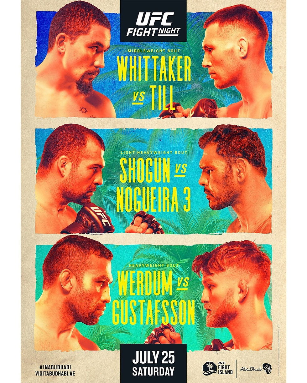 Stitty Wap Preview and Predictions: Dream Middleweight Headlines Fight Island 3: Whittaker vs Till