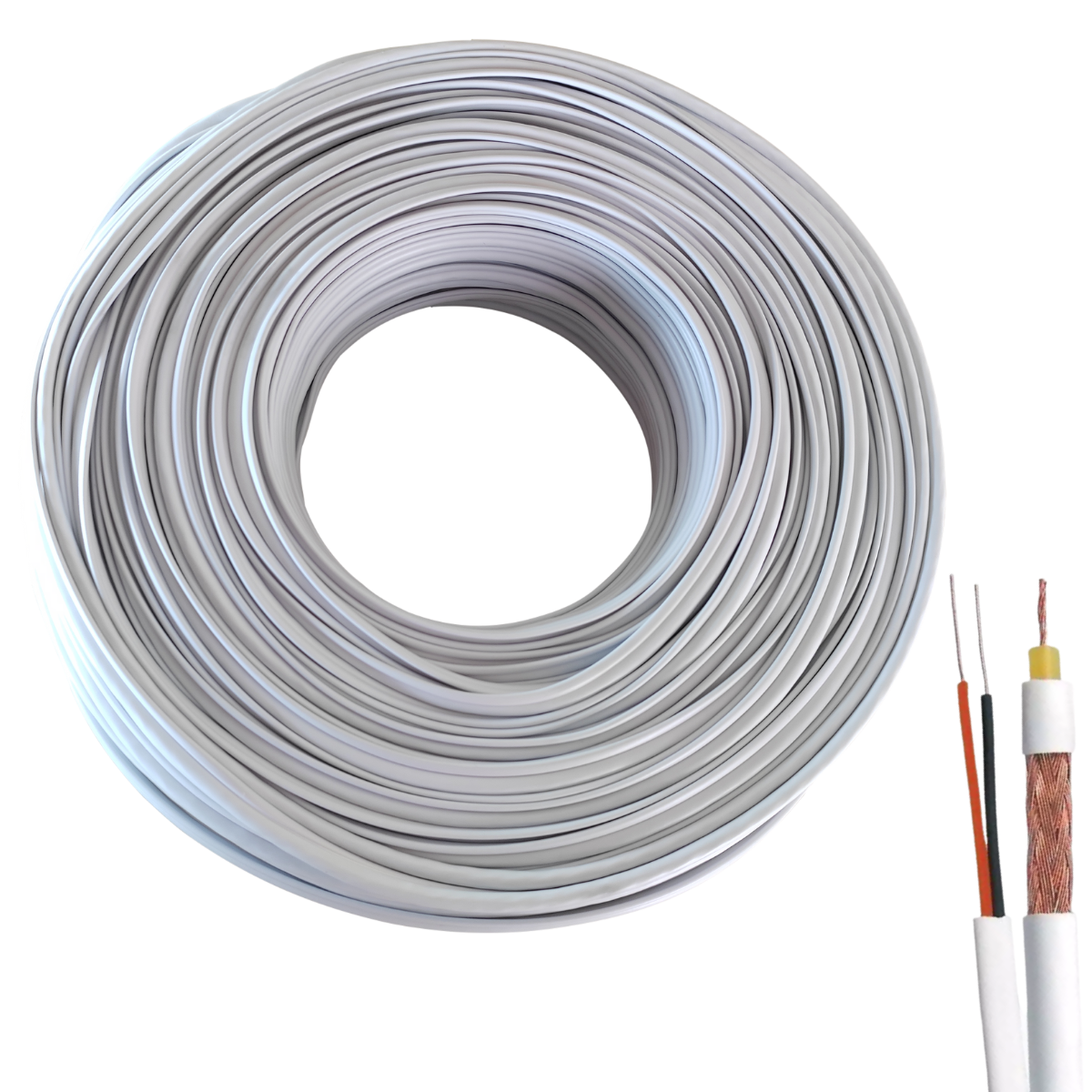 Cabo coaxial Frapa 80% malha 100m - CAIXA