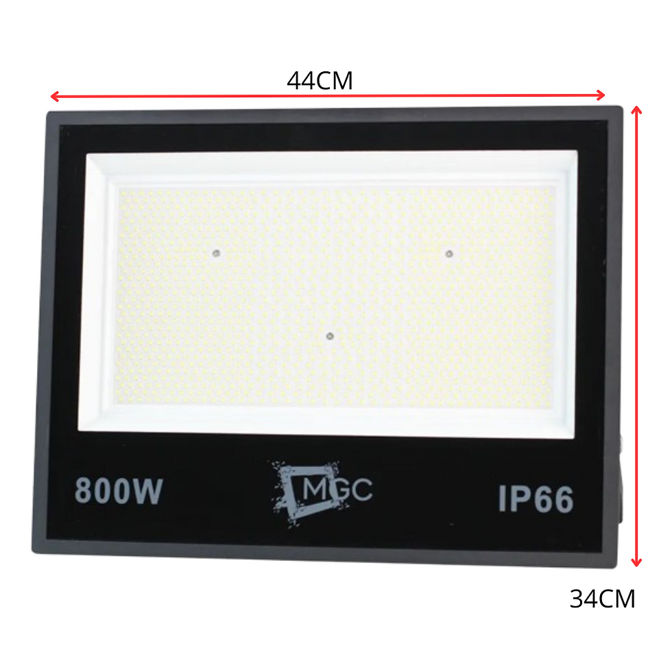 Miniatura: Refletor LED eco RLT 800 watts branco frio bivolt mgc