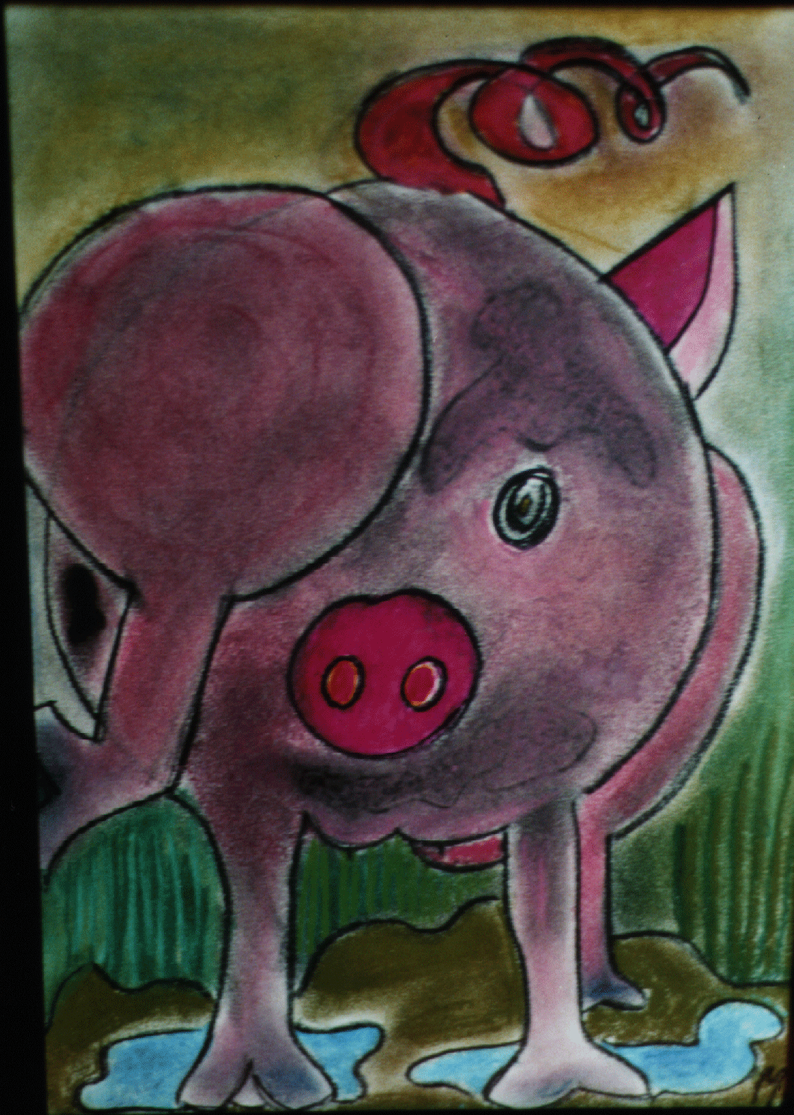 cochon tordu 1