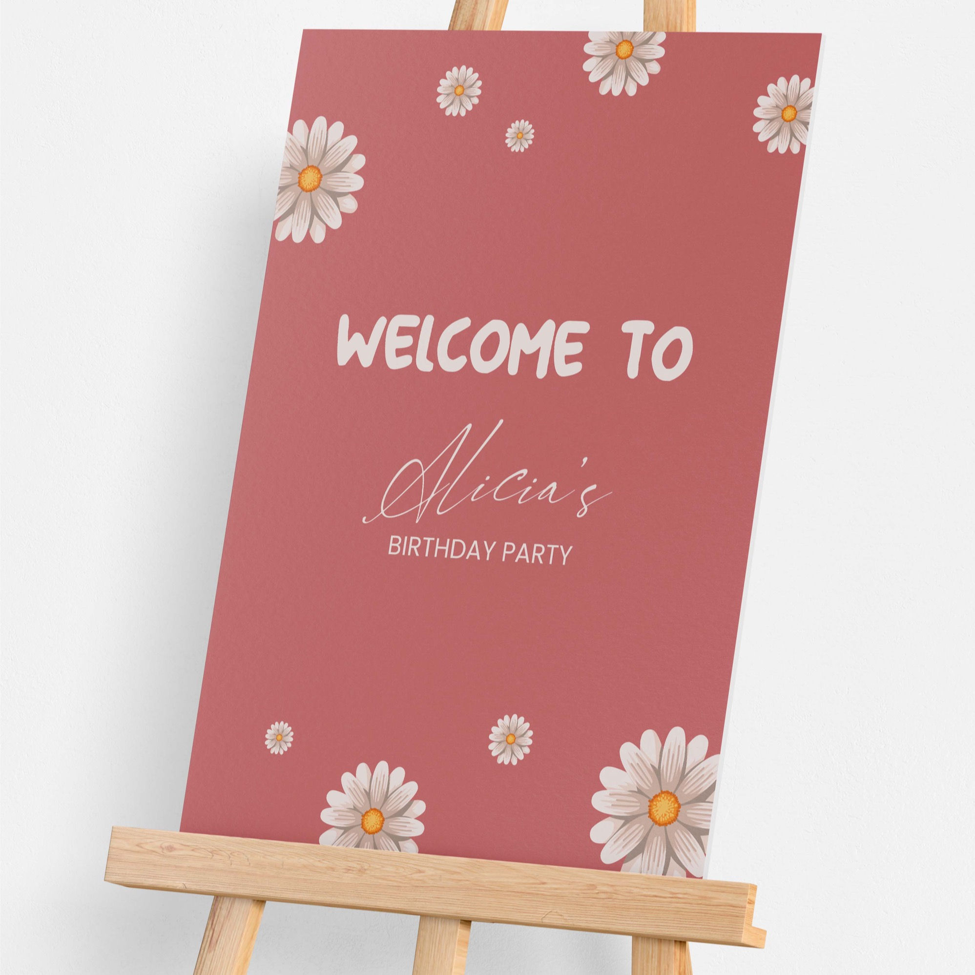 Daisy 1Y • Welcome board