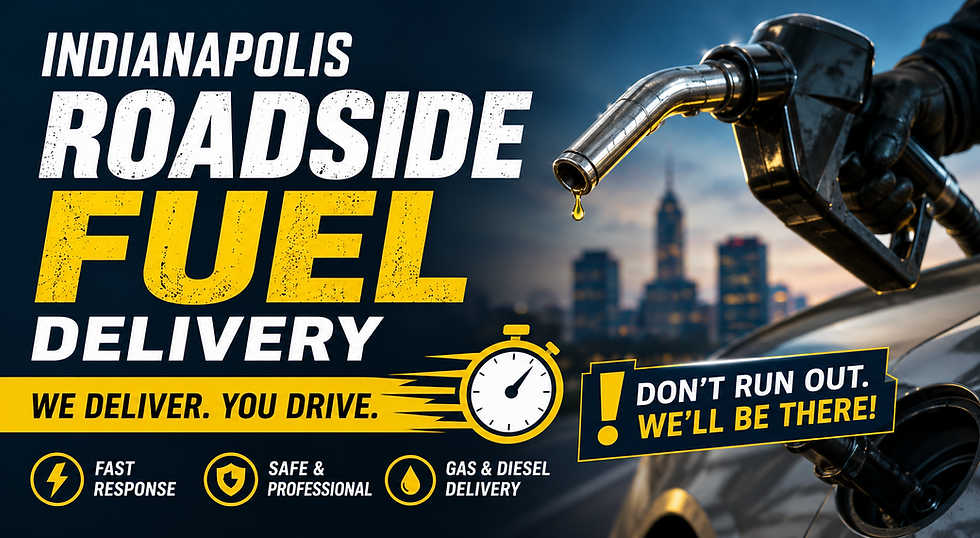 Indianapolis Roadside Fuel Delivery That Saves Time, Stress & Delays