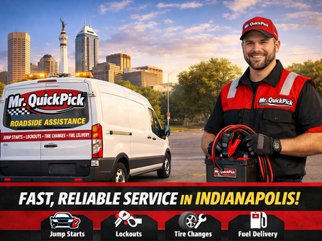 roadside assistance in Indianapolis. Roadside assistance. Safe services. Ready for any emergency