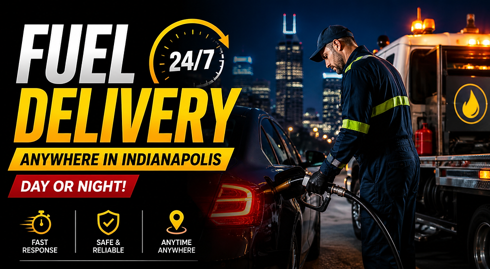 Immediate Fuel Delivery Service Anywhere in Indianapolis Day or Night