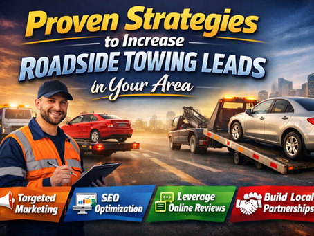 Proven Strategies to Increase Roadside Towing Leads in Your Area