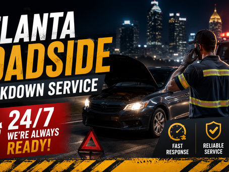 Need Immediate Roadside Help? Atlanta Breakdown Service Experts Are Ready 24/7
