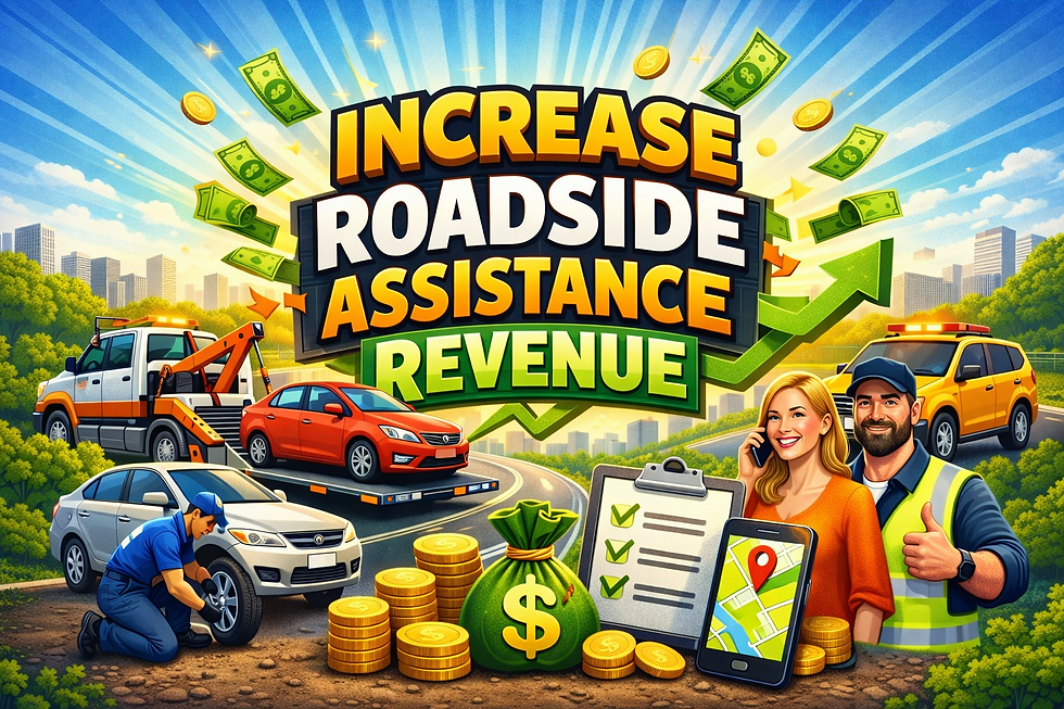 Increase Roadside Assistance Revenue: How to Double Your Revenue Offering Roadside Assistance in Your City 💵