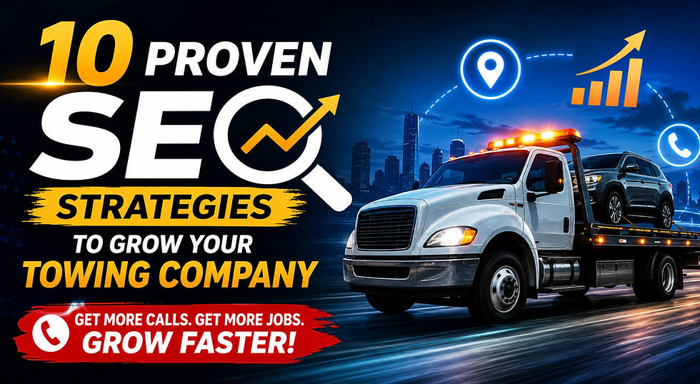 10 Proven SEO Strategies to Grow Your Towing Company Faster