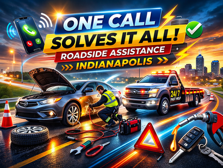 One Call Solves It All: Why Roadside Assistance Indianapolis Is Faster 