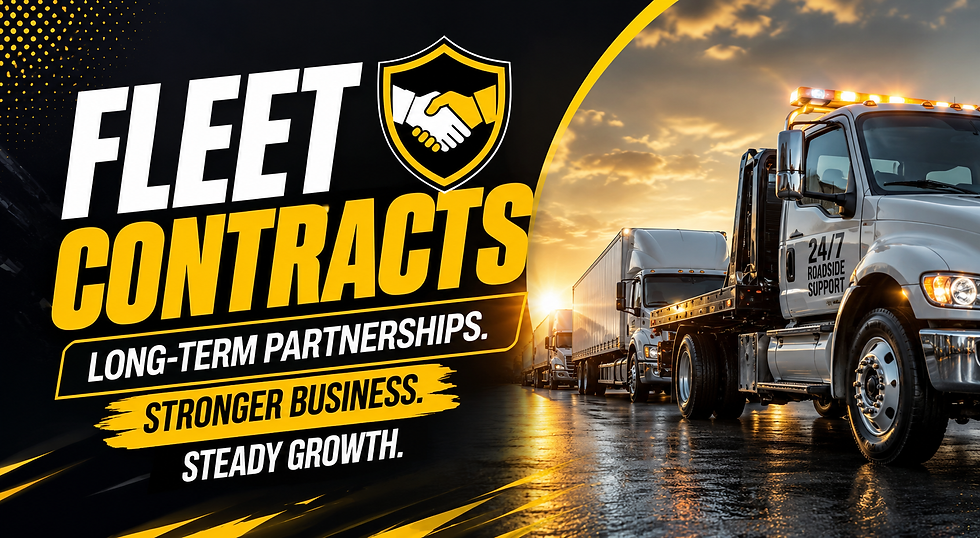 Roadside Assistance Fleet Contracts: How to Secure Long-Term Commercial Partnerships