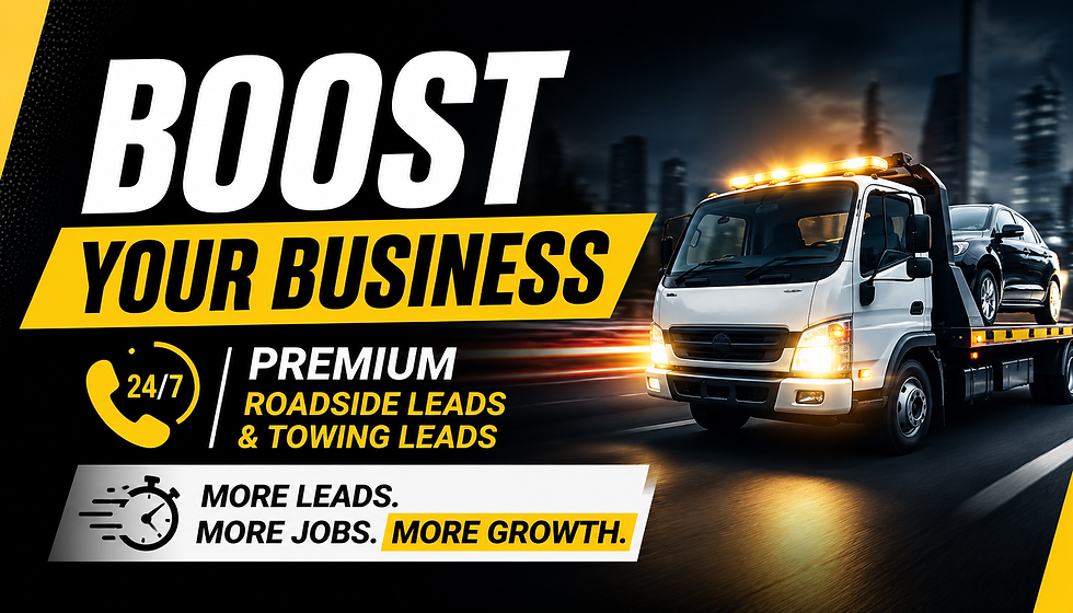 Boost Your Emergency Service Business with Premium Roadside Leads and Towing Leads