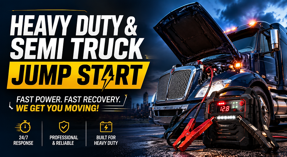 From Dead Batteries to Fast Recovery with Atlanta Heavy-Duty Jump Start Pros