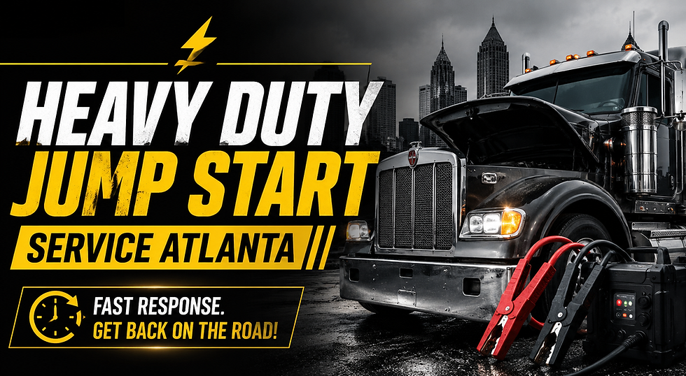 Heavy Duty Jump Start Service Atlanta