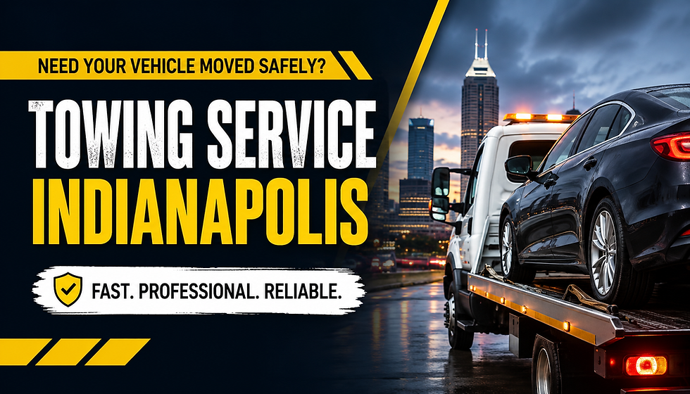Need Your Vehicle Moved Safely? Choose Towing Service Indianapolis
