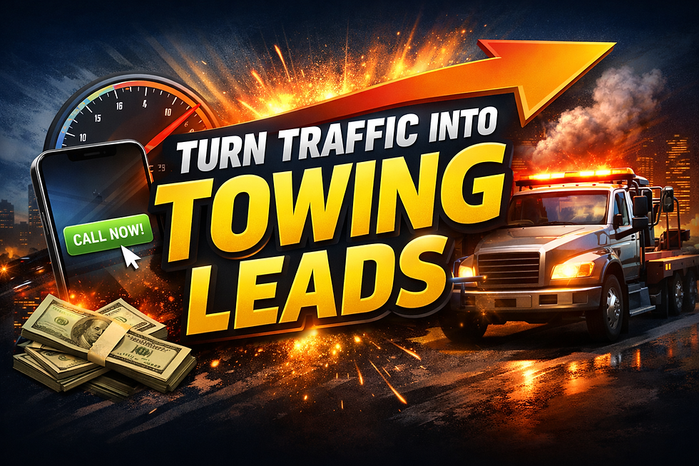 How to Turn Website Traffic into Roadside Leads and Towing Leads That Convert