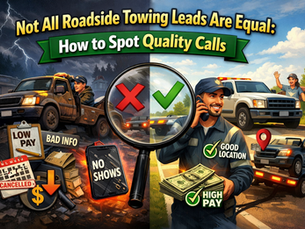 Not All Roadside Towing Leads Are Equal: How to Spot Quality Calls