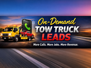 On-Demand Tow Truck Leads for Busy Roadside Companies