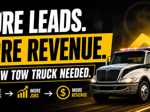 How Roadside Leads and Towing Leads Increase Monthly Revenue Without Buying Another Tow Truck