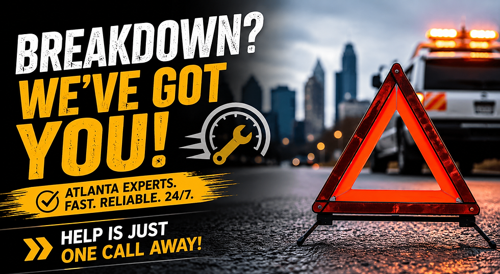 Don’t Let a Breakdown Ruin Your Day: Atlanta Experts Are Ready to Help