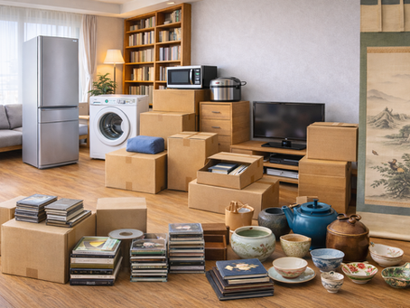 福岡市東区 出張買取できるもの一覧のイメージ|家具家電や本など整理された不用品