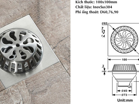 SERIES - PHỄU THOÁT SÀN TAKUMIZIMA TSS-01