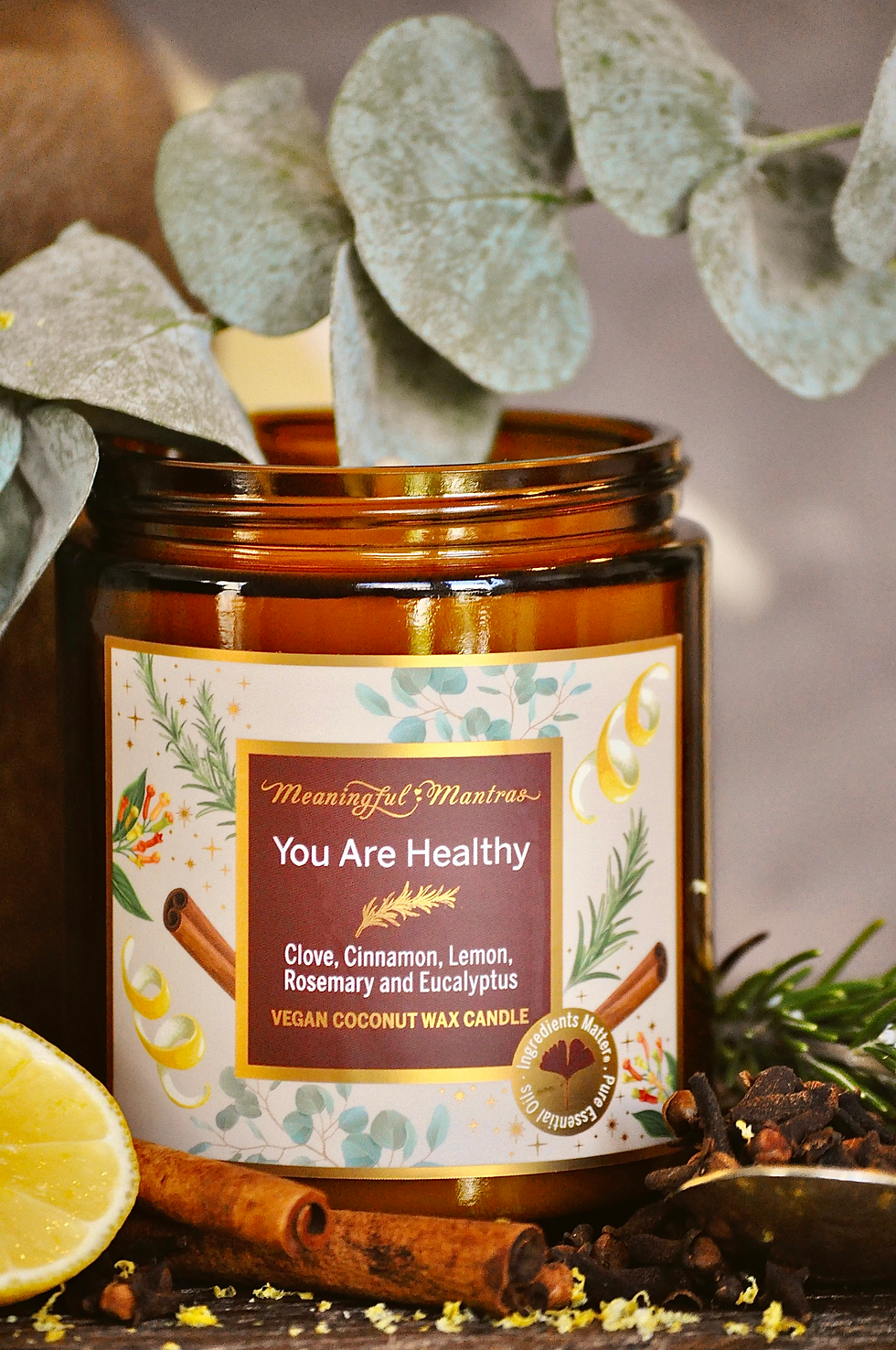 Thumbnail: You Are Healthy Holistic Blend 8oz Candle