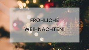 Fröhliche Weihnachten!