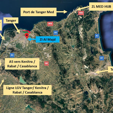 Zone Industrielle Al Majd : Un Pôle Multisectoriel Dynamique à Tanger-Assilah