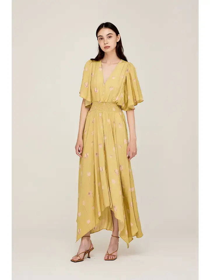 Thumbnail: Grade & Gather - Watercolor Floral Print Dress